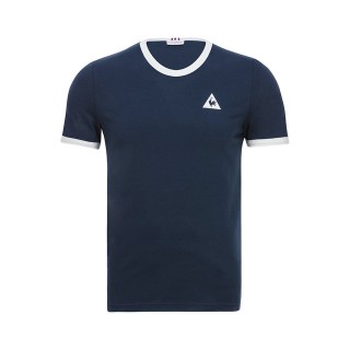 Soldes T-shirt Essentiels Le Coq Sportif Homme Bleu Noir